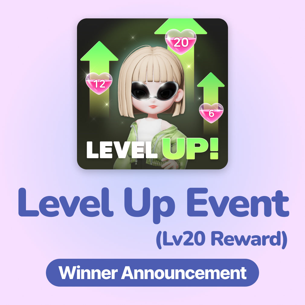 Levelling Up Event (Reach Level 20) Winners Announced