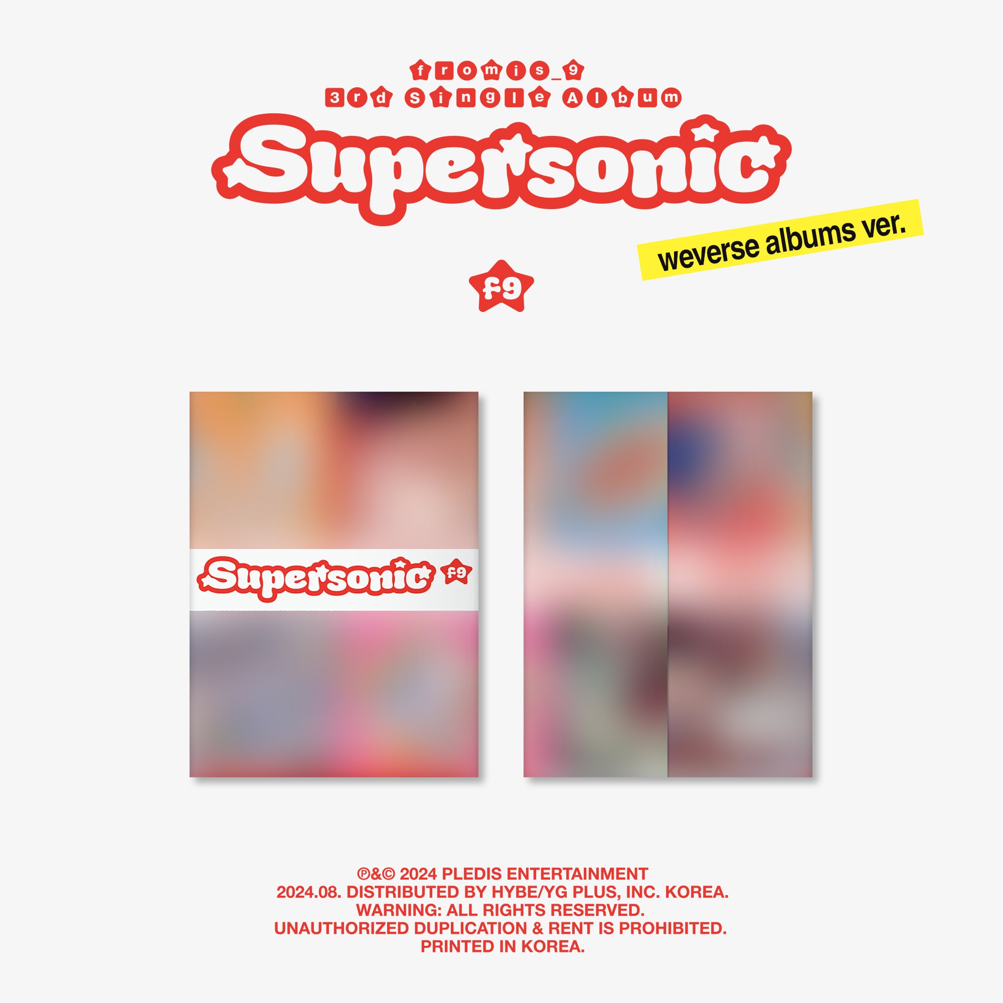 Random] fromis_9 - 3rd Single Album [Supersonic] (Weverse Albums Ver.